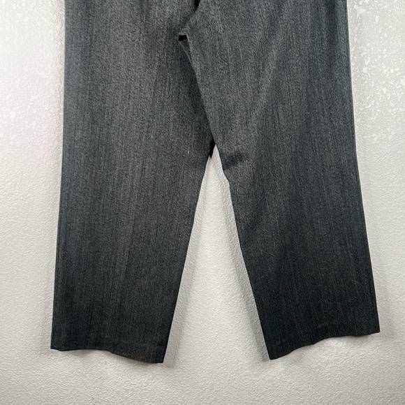 Kim Roger Black & Gray Classic Preppy Business Career Wide Leg Pants Size 14 - Picture 5 of 7